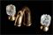 Смеситель для раковины на 3 отверстия Boheme Cristal 297-CRST золото - фото 167830
