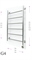 Полотенцесушитель электрический с полкой Ganzer G4-EL с терморегулятором хром 26741 - фото 169096
