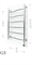 Полотенцесушитель электрический с полкой Ganzer G5-EL с терморегулятором хром 26745 - фото 169115