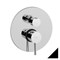 Смеситель для душа Paffoni Light LIG019NO (с внутренней частью) 27176