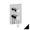 Смеситель для душа Paffoni Ringo RIN018NO/M (с внутренней частью) 27196