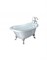 Ванна из искусственного камня Фэма Стиль САЛЕРНО-2 ножки белые 29509