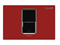 Клавиша смыва Creavit Electric FP8001-01 сенсорная цвет красный - фото 186041