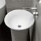 Раковина напольная NS Bath NSF-48481M  на 48 см белая матовая - фото 186292