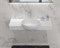 Раковина столешница NS Bath NSS-9052M на 90 см белая матовая - фото 186511