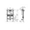 Инсталляция для унитаза подвесного TECE 9300001 с фронт/верт. расположением панели смыва, без крепления к стене 30136 - фото 189912
