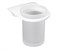 Стакан для зубных щеток стеклянный Wasserkraft Kammel K-8328WHITE 30788