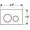 Кнопка для инсталляции для унитаза GEBERIT Sigma 21 115.884.SI.1 белый/хром 30963