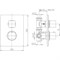 Термостат для душа скрытого монтажа Paini Dax-R 84PZ690TH 31002