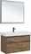 Мебель для ванной Aquanet Nova Lite 100 дуб рустикальный (2 ящика) - фото 209713