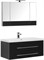 Мебель для ванной Aquanet Верона NEW 100 черный (подвесной 2 ящика) - фото 209816