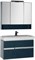 Мебель для ванной Aquanet Виго 100 сине-серый - фото 209826