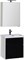 Мебель для ванной Aquanet Латина 60 черный (2 ящика) - фото 209974