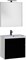 Мебель для ванной Aquanet Латина 70 черный (2 ящика) - фото 209980