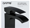 Смеситель для раковины GAPPO JACOB G1007-6 черный матовый 39424