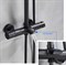 Душевая система с термостатом Santarinio SB-200502 черная матовая 39818