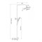 Душевая система с термостатом GAPPO G2403-48 белый/хром 39868