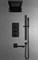 Душевая система с термостатом скрытого монтажа Santarinio SB-300604 черная матовая - фото 214380
