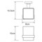 Стакан для зубных щеток стеклянный Wasserkraft Dill K-3928 40097 - фото 215638 Стакан для зубных щеток стеклянный Wasserkraft Dill K-3928 40097 - фото 215638