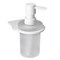 Дозатор для жидкого мыла стеклянный, 170 ml WasserKraft Kammel K-8399WHITE 40126