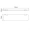 Полка стеклянная WasserKraft Sauer K-7924 40178