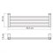 Полка для полотенец WasserKraft Lopau K-6011 40181