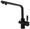 Смесители для кухни с подключением под фильтр KAISER Decor 40144-9 черный матовый 41313 - фото 218938 Смесители для кухни с подключением под фильтр KAISER Decor 40144-9 черный матовый 41313 - фото 218938