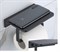 Бумагодержатель с полкой для телефона Santarinio  SB-50500 черный матовый 41487 - фото 220621