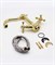 Смеситель для раковины GANZER KONSTANTIN GZ 09012-E золото 42071