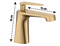 Смеситель для раковины Grocenberg GB2025MG Матовый золото 42221