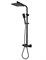 Душевая стойка с термостатом KAISER Quadris 25182-2 черная матовая 42270 - фото 228133 Душевая стойка с термостатом KAISER Quadris 25182-2 черная матовая 42270 - фото 228133