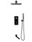 Душевая система с термостатом скрытого монтажа ALMAes Ebro TVZ-8801 черная матовая 42426 - фото 229411