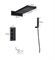 Душевая система с термостатом скрытого монтажа Santarinio SB-300614 черная матовая 42439