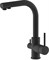 Смесители для кухни с подключением под фильтр Grocenberg GB40551BL черный матовый 41616