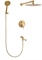 Комплект для ванной Grocenberg SET 3 золото 42559