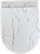 Безободковый подвесной унитаз Laguraty 038 B Marble (мрамор) с функцией биде 42686