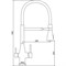 Смеситель для кухни с гибким изливом Gappo G4399-75 42857