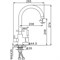 СМЕСИТЕЛЬ ДЛЯ КУХНИ СО ВСТРОЕННЫМ ФИЛЬТРОМ (КРАНОМ) ПОД ПИТЬЕВУЮ ВОДУ FRAP H52 F4352 42913