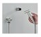 Гигиенический душ скрытого монтажа с термостатом Santarinio SB-120524  никель 43005