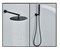 Душевая система с термостатом скрытого монтажа Santarinio SB-300503 черная матовая 43061