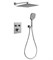 Душевая система скрытого монтажа с термостатом Grocenberg GB5040NK никель 43483