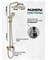 Душевая система Grocenberg SHOWER GB7011MG золото матовое 43509