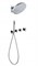 Душевая система скрытого монтажа с термостатом Grocenberg GB5020CR хром 43423