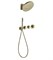 Душевая система скрытого монтажа с термостатом Grocenberg GB5020MG золото матовое 43424