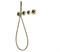 Душевая система скрытого монтажа с термостатом Grocenberg GB5020MG золото матовое 43424