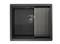 стальная кухонная мойка Granula KITCHEN SPACE KS-5045U черная матовая 43635