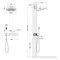 Душевая система скрытого монтажа с термостатом Timo Saona SX-2329/00SM Хром 43717
