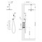 Душевая система скрытого монтажа с термостатом Timo Saona SX-2399/00SM Хром 43740