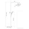 Душевая система с термостатом GAPPO G2403-48 белый/хром 39868