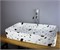 Раковина накладная Bronze de Luxe Terrazzo1061TR  (605х350х110) 44281